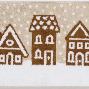 Holiday Gingerbread Rug Beautiful Quality Perfect Size Rug Final Sale
